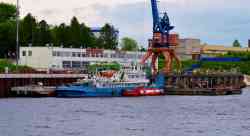 Inzhener Lokhin (ОТА-900, проект 758Б type, Moscow); Neopoznannyi ponton (Pontoons, (none)); 67 (944, 944А design, Moscow); KS-93 (КС-110 (общий тип) type, design КС-110-39, Rybinsk)