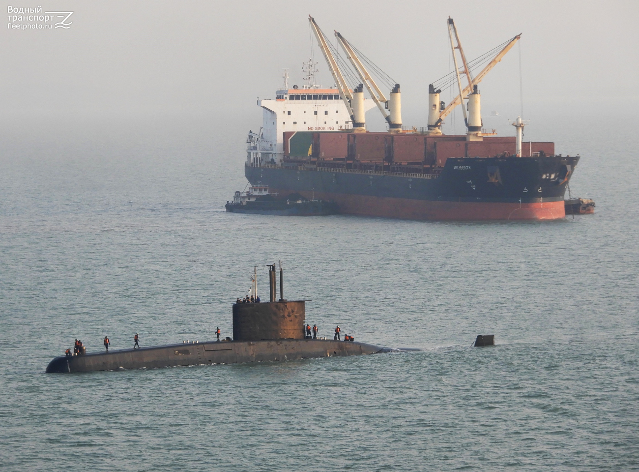 Неопознанная подводная лодка - тип Shishumar, JW Liberty