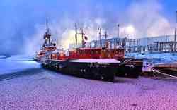 Водолаз Печкуров (Проект А160, Мурманск); Водолаз Сазонов (Проект А160, Архангельск); Часовой (Проект 14613, тип Марс, Мурманск)