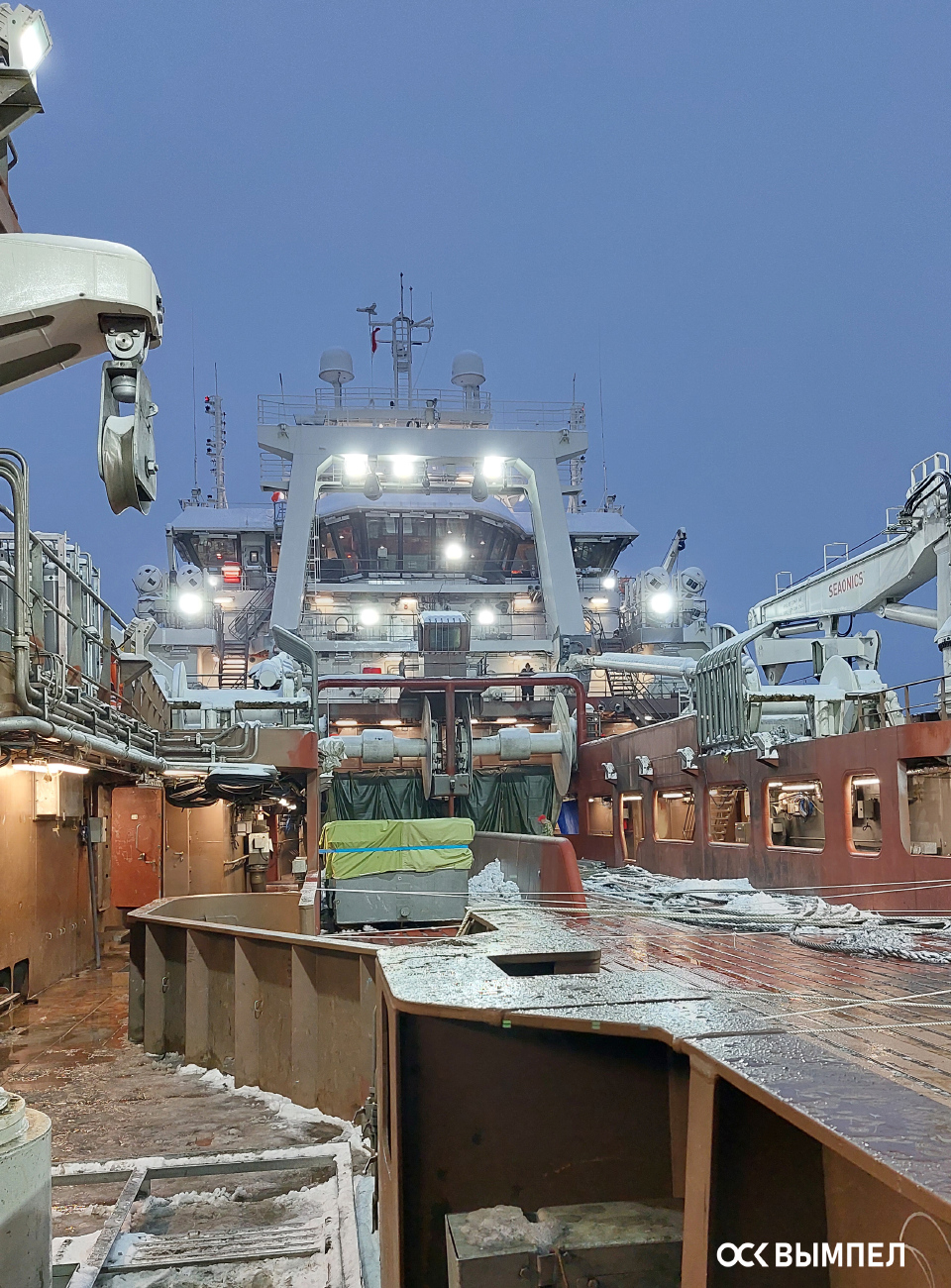 Капитан Вдовиченко. Виды палуб