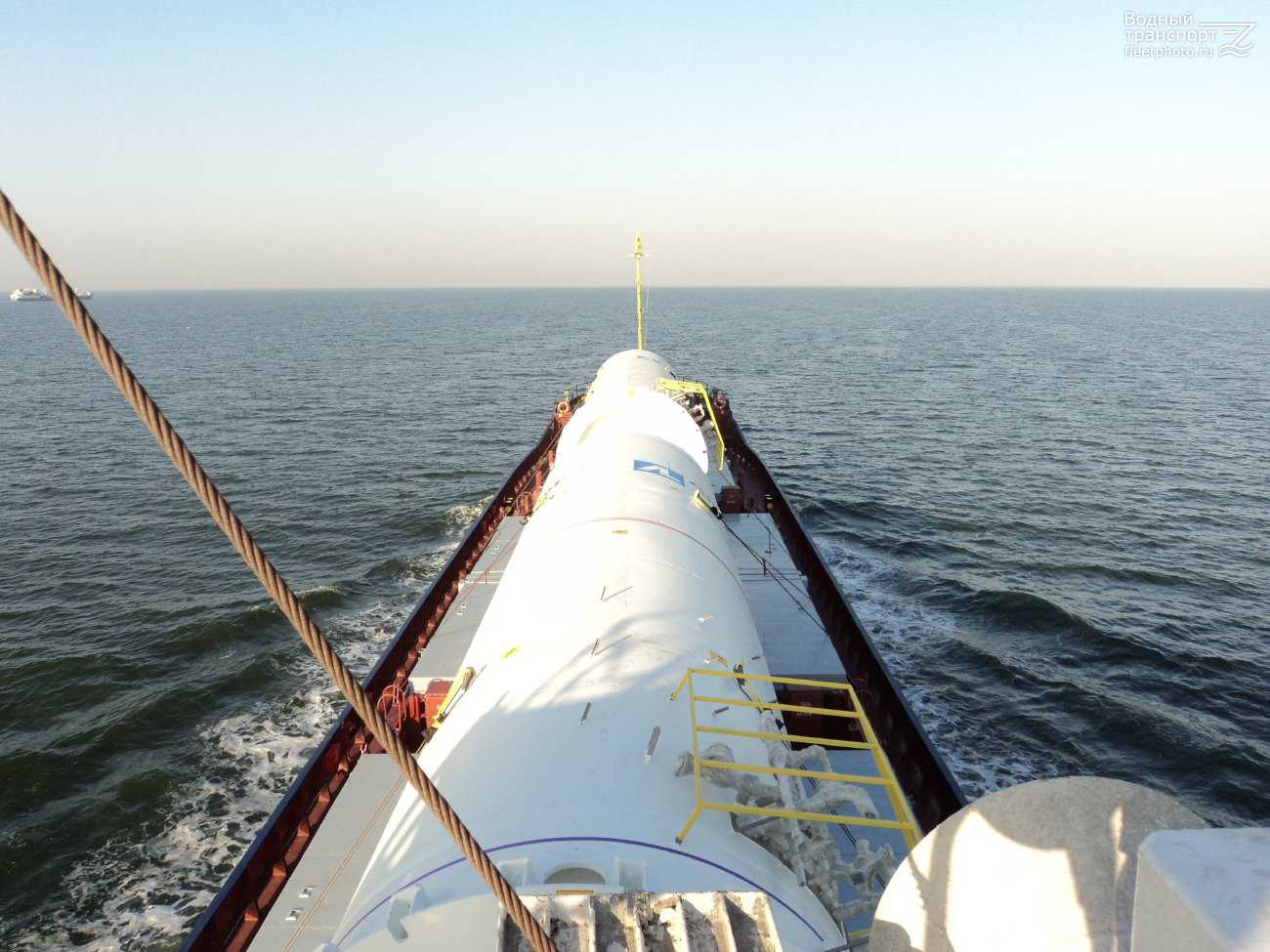 Балтийский-111. View from wheelhouses and bridge wings, Deck views
