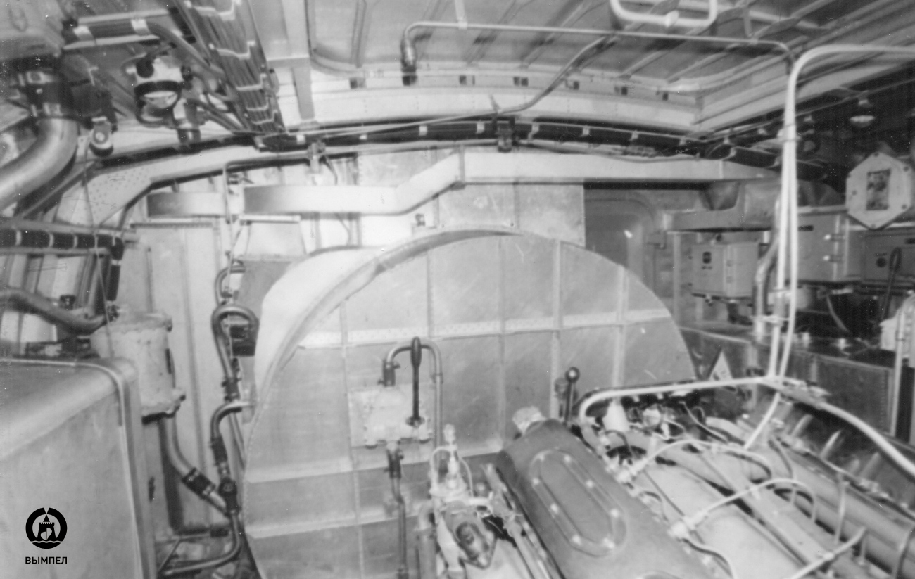 Луч-3. Машинные отделения