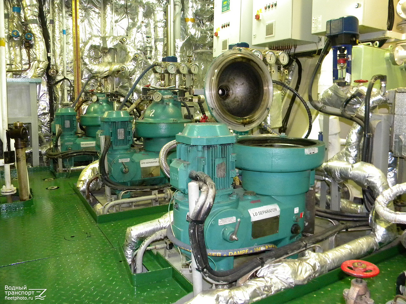 CDRY Green. Машинные отделения