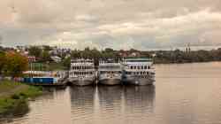 Volga Drim (Октябрьская Революция type, 26-37 design, Nizhny Novgorod); K.A. Timiryazev (Design 588 (DDR), V.Chkalov/Rodina, Nizhny Novgorod); Mikhail Bulgakov (301, тип Владимир Ильич design, Moscow)