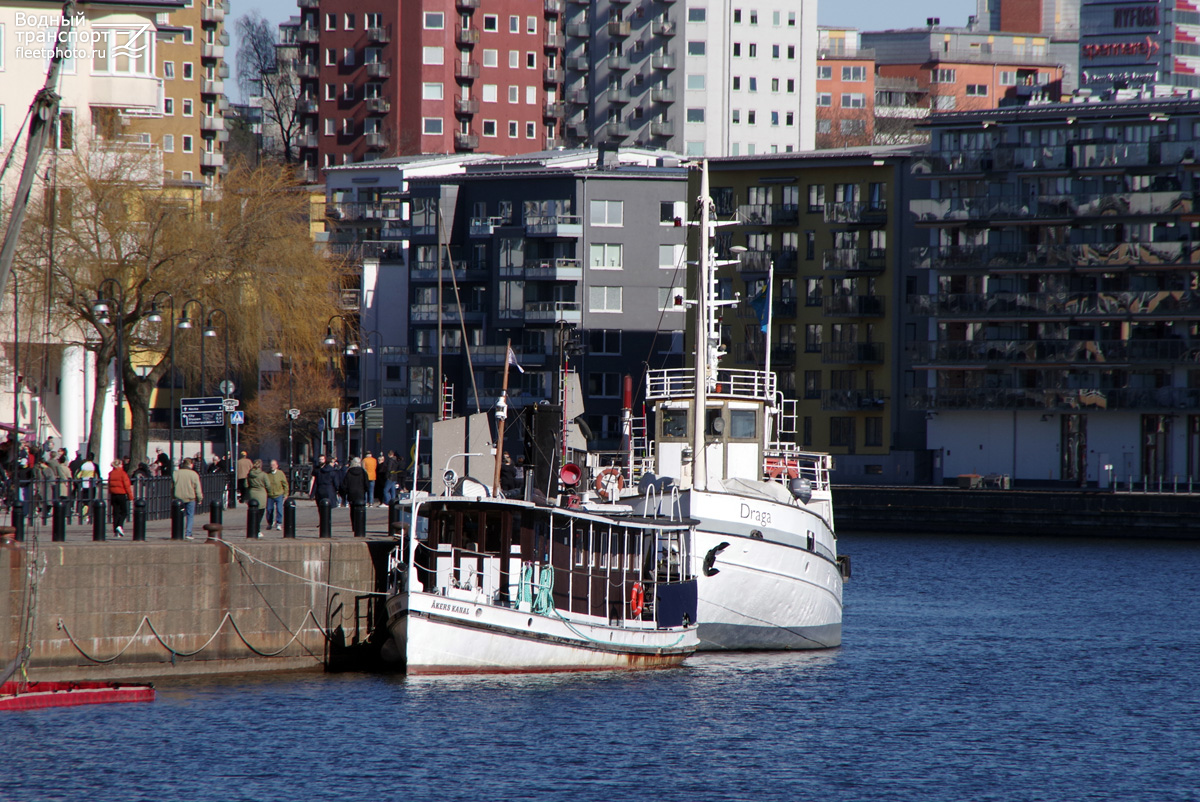 Åkers Kanal, Draga