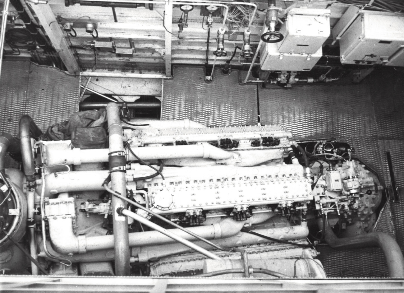 КВП-11. Машинные отделения