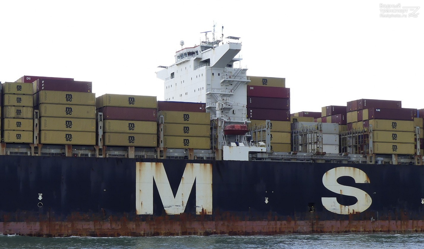 MSC Aurora. Надстройки